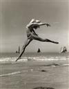 FONSSAGRIVES, FERDNAND (1910-2003) Group of 3 photographs of women, comprising a woman jumping, a nude, and a figure leaping.